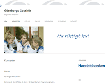 Tablet Screenshot of goteborgsgosskor.com